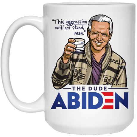 Drinkware White / One Size The Dude Abiden 15oz mug