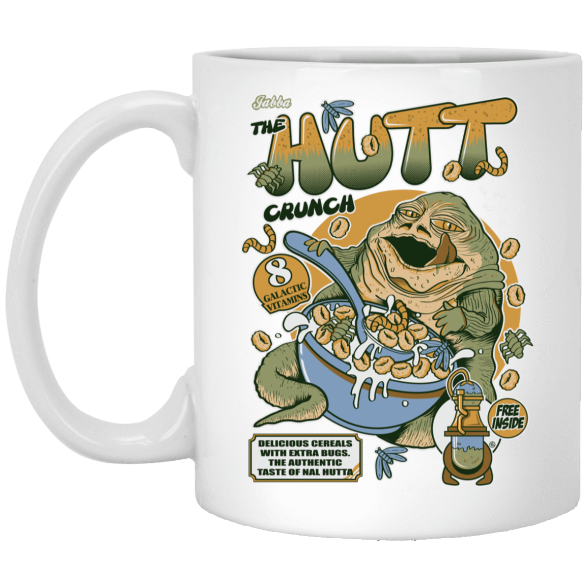 Drinkware White / One Size The Hutt Crunch 11oz Mug