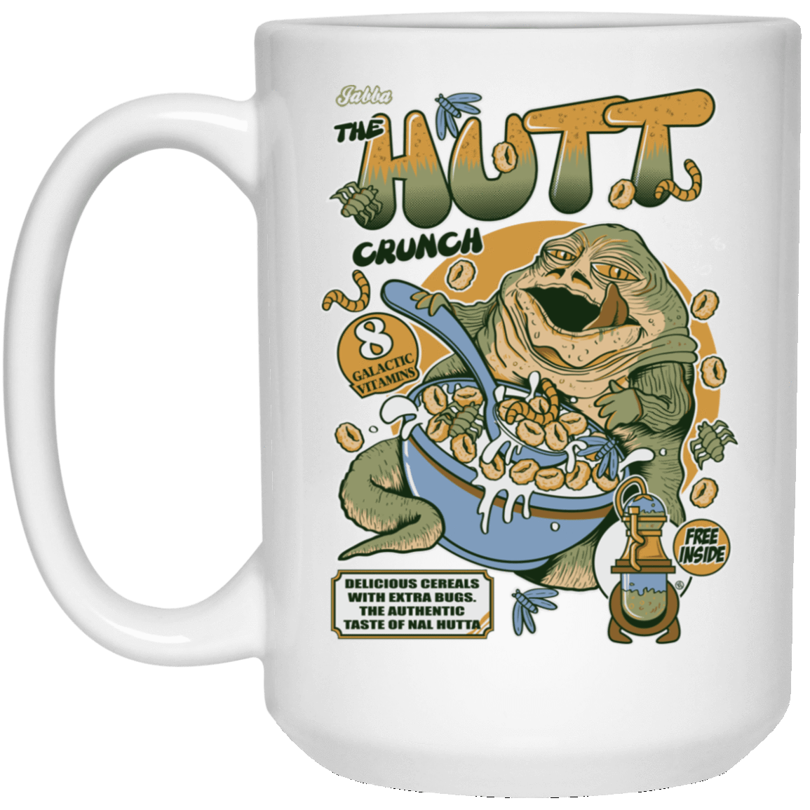 Drinkware White / One Size The Hutt Crunch 15oz Mug