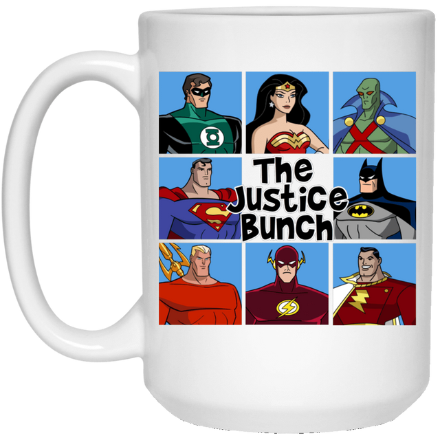 Drinkware White / One Size The Justice Bunch 15oz Mug
