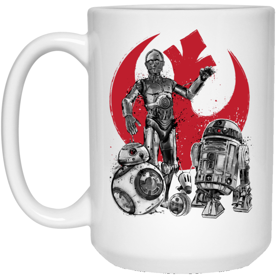 Drinkware White / One Size The Rise of Droids 15oz Mug