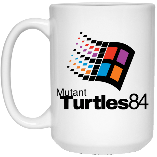 Drinkware White / One Size Turtles 84 15oz Mug