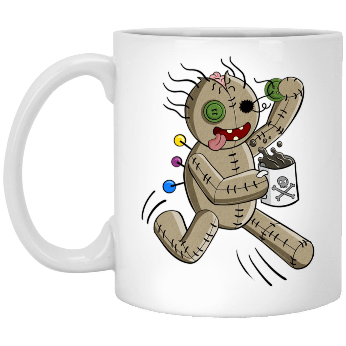 Drinkware White / One Size Voodoo Coffee Runner 11oz Mug