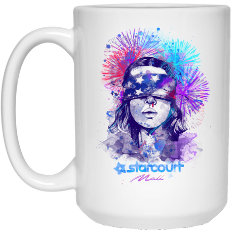 Drinkware White / One Size Water Color Starcourt Mall 15oz Mug