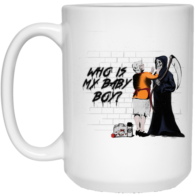 Drinkware White / One Size Who Is My Baby Boy 15oz Mug