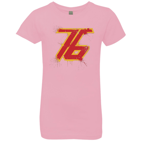 Girls_T-Shirts Light Pink / YXS Soldier 76 Girls Premium T-Shirt SK