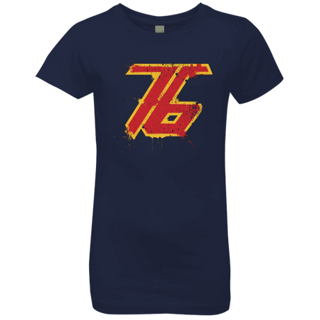 Girls_T-Shirts Midnight Navy / YXS Soldier 76 Girls Premium T-Shirt SK