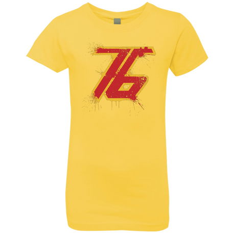 Girls_T-Shirts Vibrant Yellow / YXS Soldier 76 Girls Premium T-Shirt SK