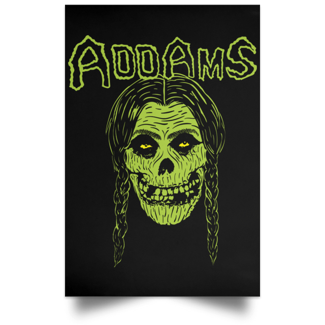 Housewares Black / 12" x 18" Addams Portrait Poster