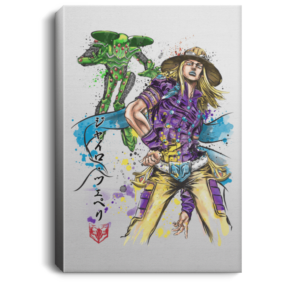 Housewares White / 8" x 12" Ball Breaker watercolor Premium Portrait Canvas