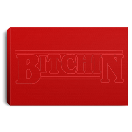 Housewares Red / 12" x 8" Bitchin Premium Landscape Canvas