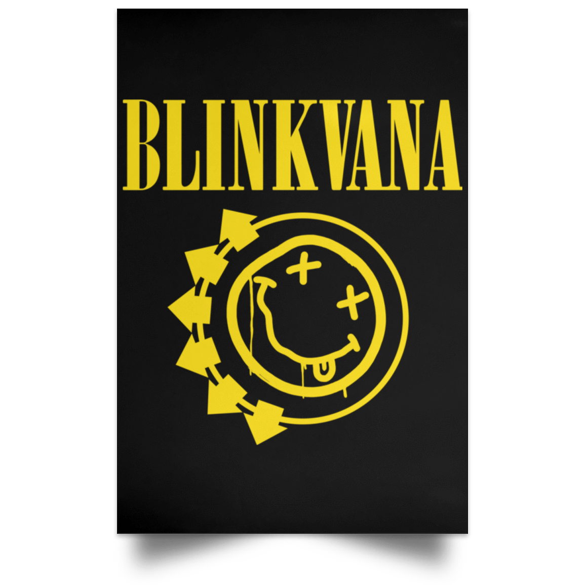 Housewares Black / 12" x 18" Blinkvana Portrait Poster