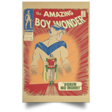 Housewares Tan / 12" x 18" Boy Wonder Portrait Poster