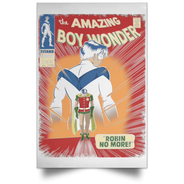 Housewares White / 12" x 18" Boy Wonder Portrait Poster