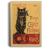 Housewares Tan / 8" x 12" Chat Flerken Premium Portrait Canvas