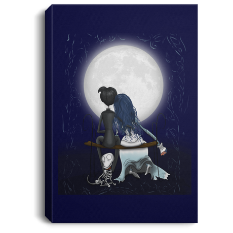 Housewares Navy / 8" x 12" Corpse Bride Love Premium Portrait Canvas