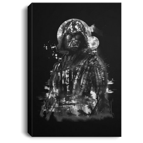 Housewares Black / 8" x 12" Darth Bot Premium Portrait Canvas