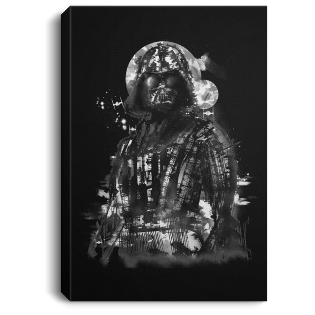 Housewares Black / 8" x 12" Darth Bot Premium Portrait Canvas