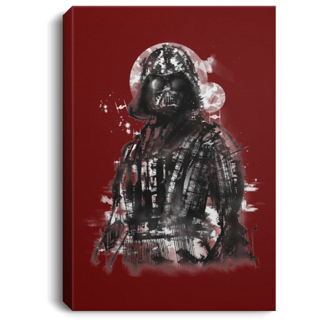 Housewares Maroon / 8" x 12" Darth Bot Premium Portrait Canvas