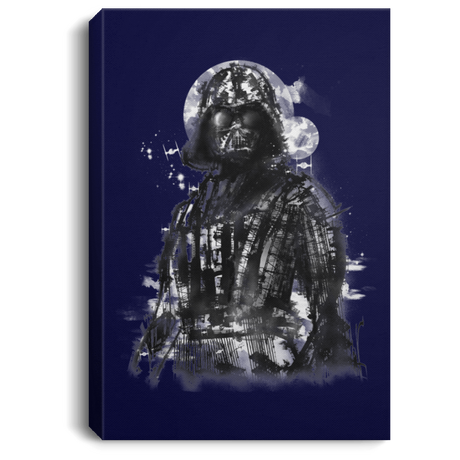 Housewares Navy / 8" x 12" Darth Bot Premium Portrait Canvas