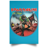 Housewares Turquoise / 12" x 18" Doom Marine Portrait Poster