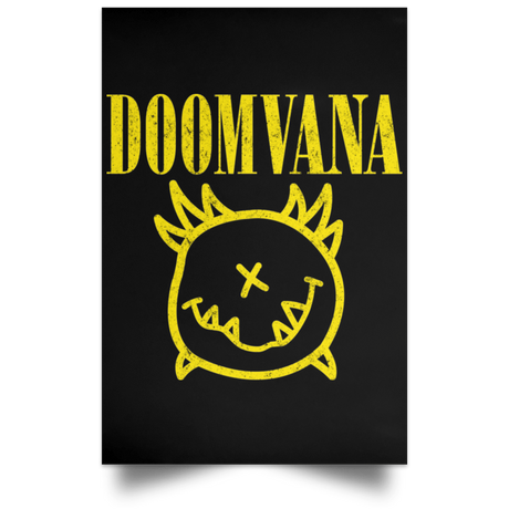 Housewares Black / 12" x 18" Doomvana Portrait Poster