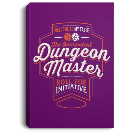 Housewares Purple / 8" x 12" Dungeon Master Premium Portrait Canvas