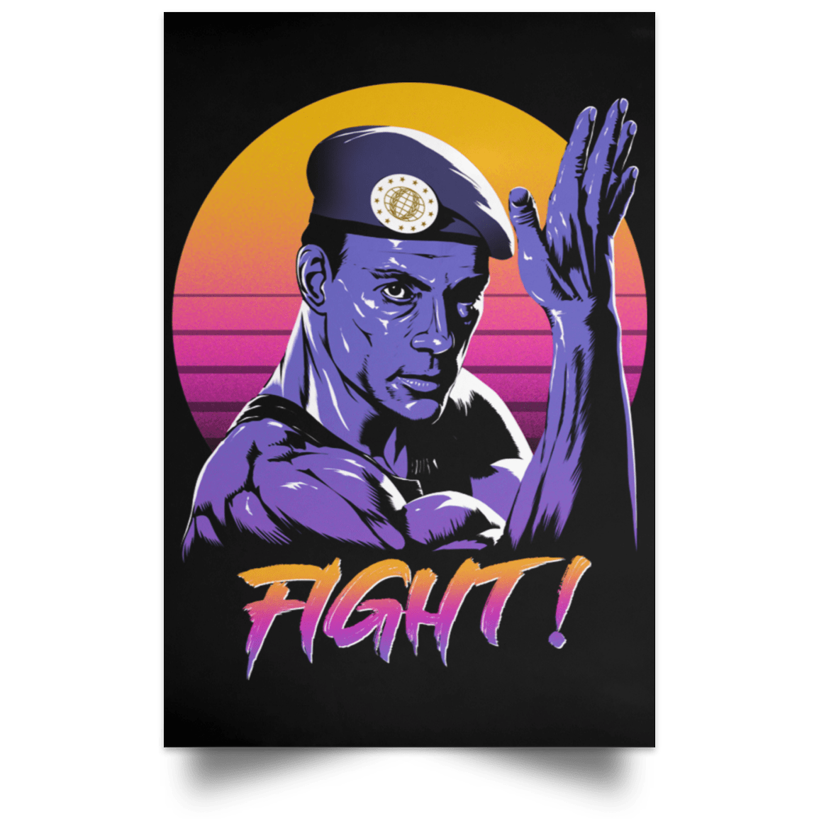 Fight! Portrait Poster