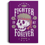 Housewares Purple / 8" x 12" Fighter Forever Ryu Premium Portrait Canvas