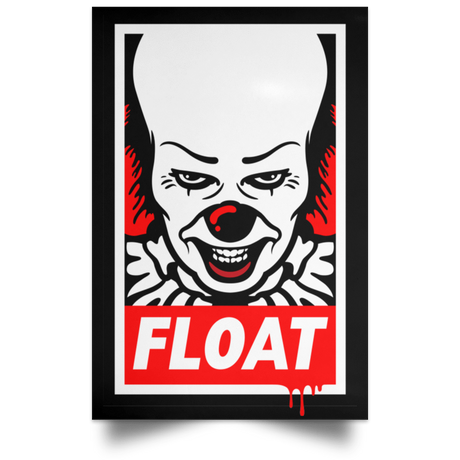 Housewares Black / 12" x 18" Float Portrait Poster