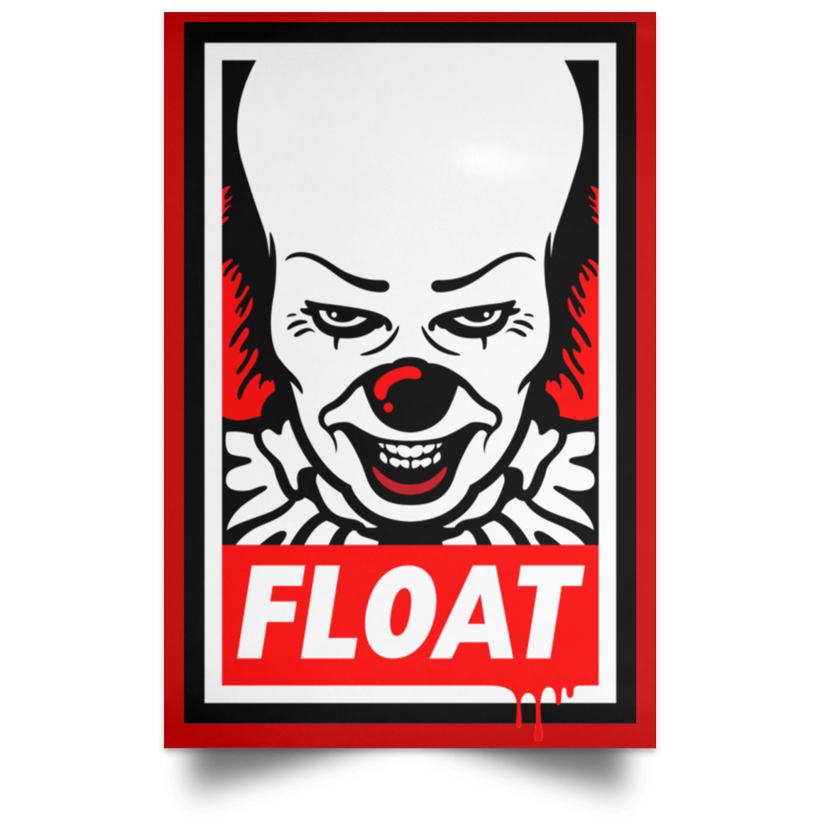 Housewares Red / 12" x 18" Float Portrait Poster
