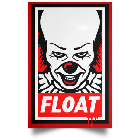 Housewares Red / 12" x 18" Float Portrait Poster