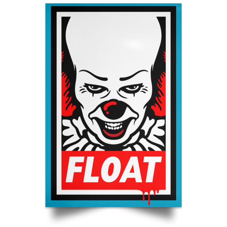 Housewares Turquoise / 12" x 18" Float Portrait Poster