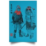 Housewares Turquoise / 12" x 18" Forest Warriors Portrait Poster