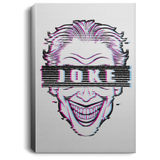 Housewares White / 8" x 12" Glitch Joke Premium Portrait Canvas