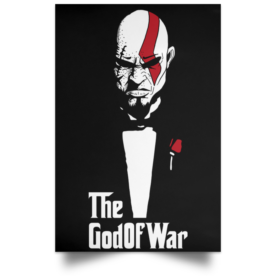 Housewares Black / 12" x 18" God of War Portrait Poster