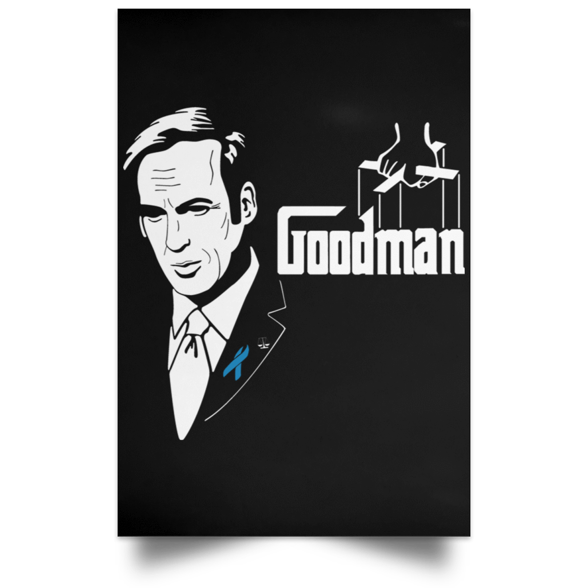 Housewares Black / 12" x 18" Goodman Portrait Poster