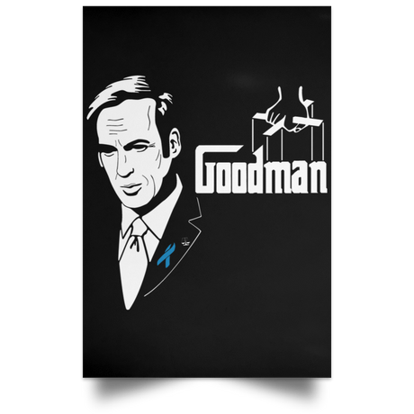 Housewares Black / 12" x 18" Goodman Portrait Poster