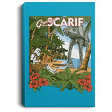 Housewares Turquoise / 8" x 12" Greetings from Scarif Premium Portrait Canvas