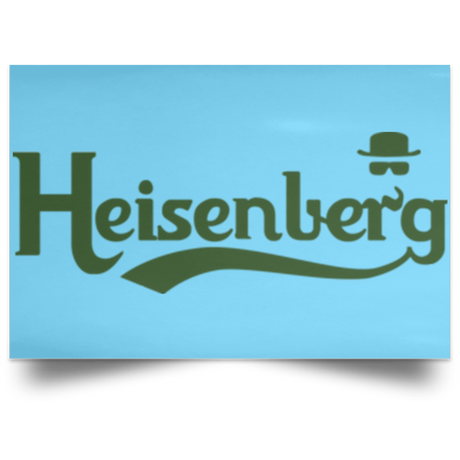 Housewares Columbia Blue / 18" x 12" Heisenberg 2 Landscape Poster