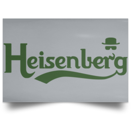 Housewares Grey / 18" x 12" Heisenberg 2 Landscape Poster