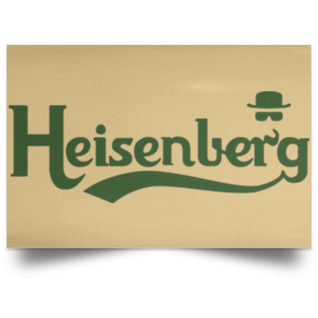 Housewares Tan / 18" x 12" Heisenberg 2 Landscape Poster