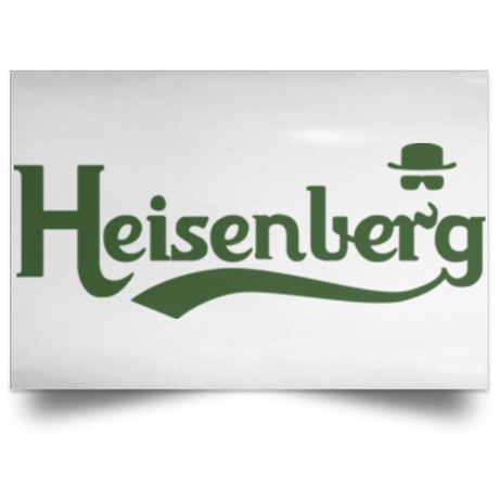 Housewares White / 18" x 12" Heisenberg 2 Landscape Poster