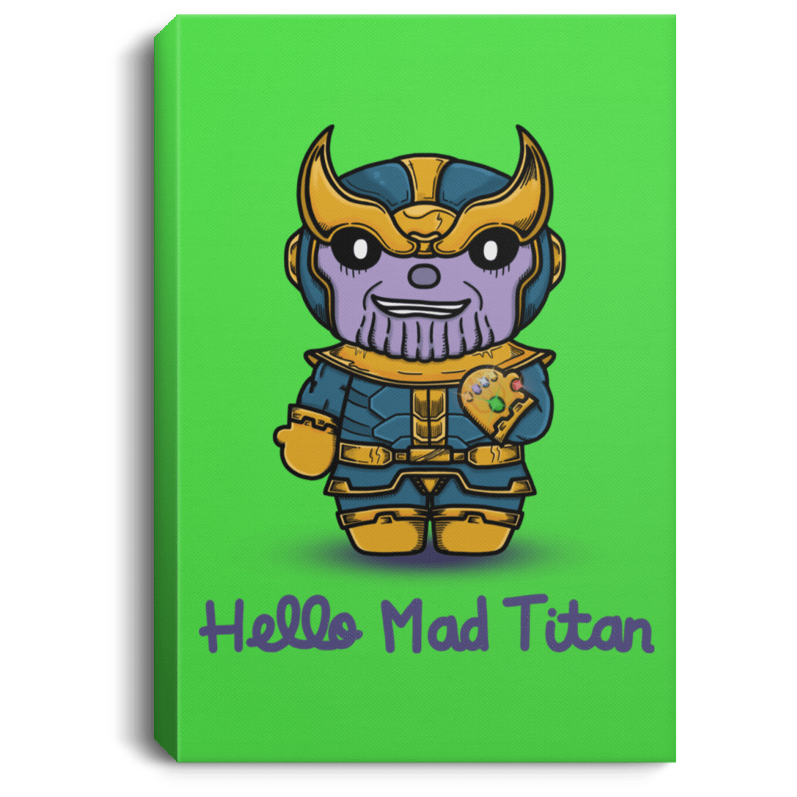 Housewares Kelly / 8" x 12" Hello Mad Titan Premium Portrait Canvas