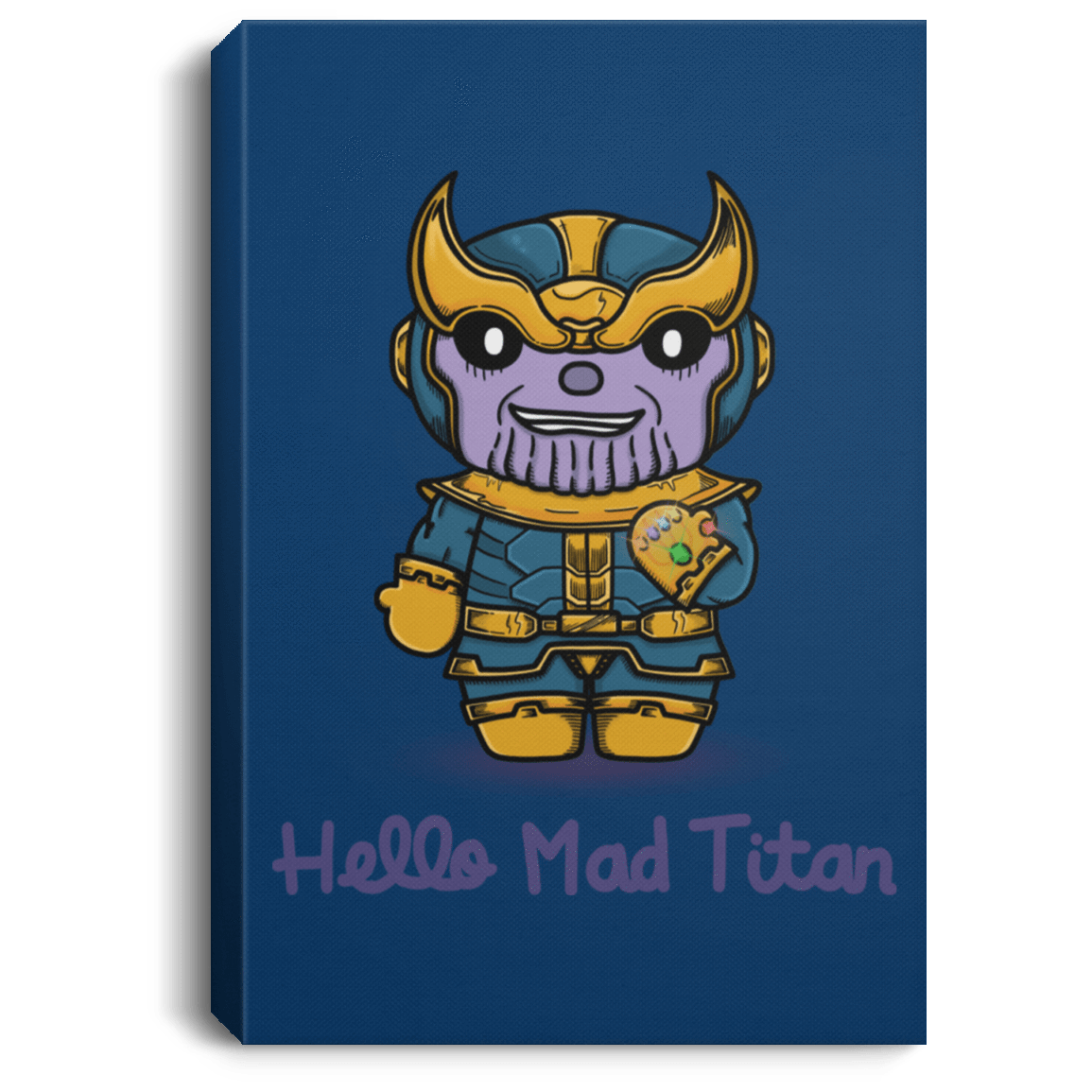 Housewares Royal / 8" x 12" Hello Mad Titan Premium Portrait Canvas