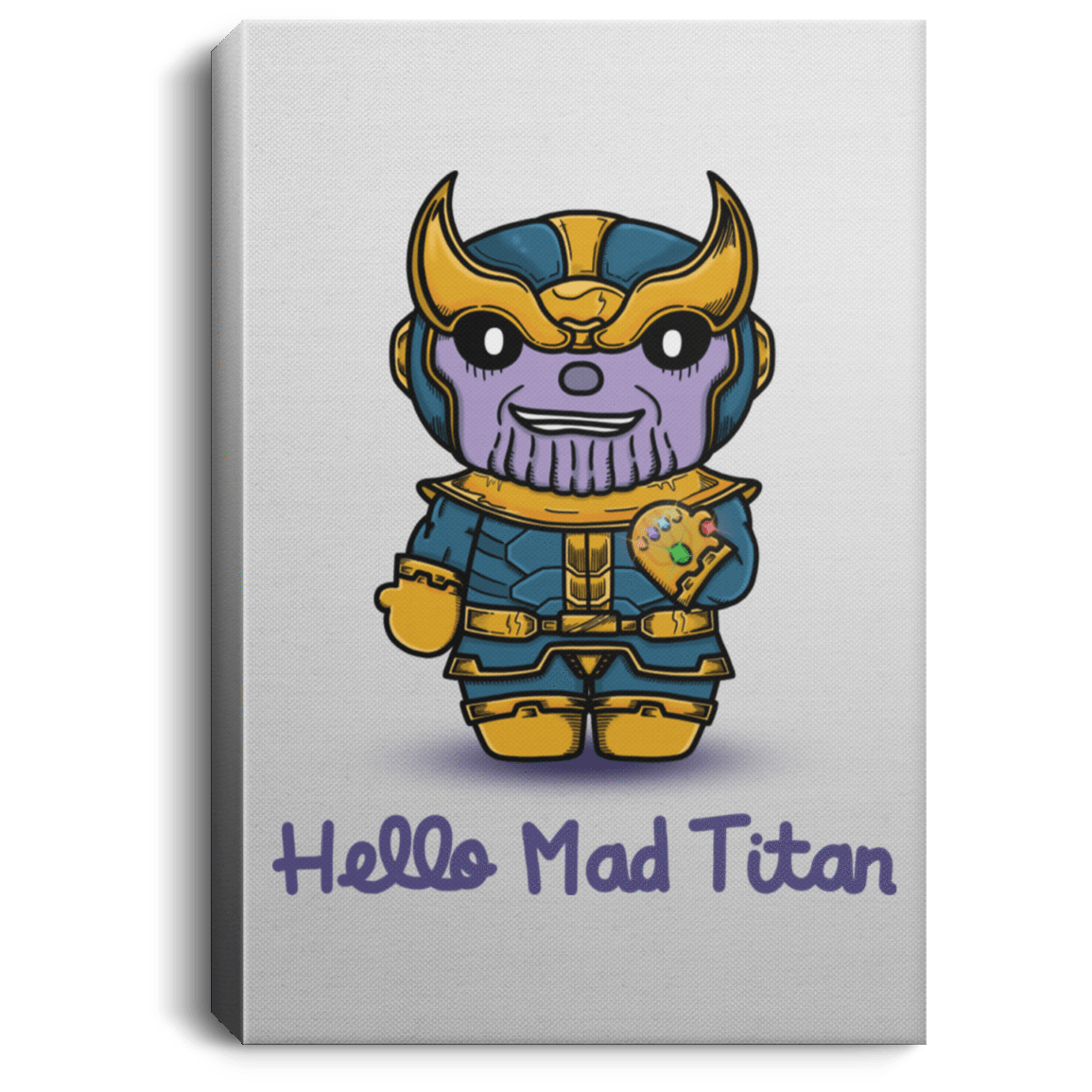 Housewares White / 8" x 12" Hello Mad Titan Premium Portrait Canvas