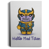 Housewares White / 8" x 12" Hello Mad Titan Premium Portrait Canvas