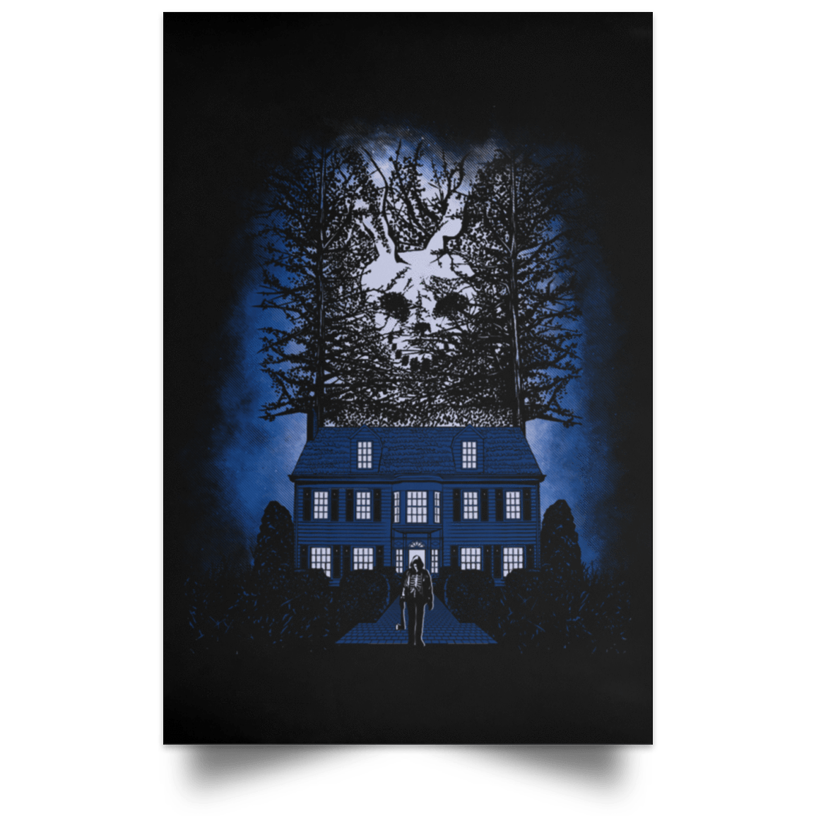 Housewares Black / 12" x 18" House Of Doom Portrait Poster
