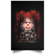 Housewares Black / 12" x 18" House Of Horrors Portrait Poster