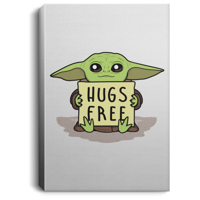 Housewares White / 8" x 12" Hugs Free Premium Portrait Canvas